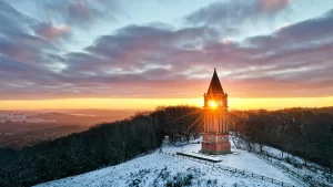 Himmelbjerget tower in Denmark