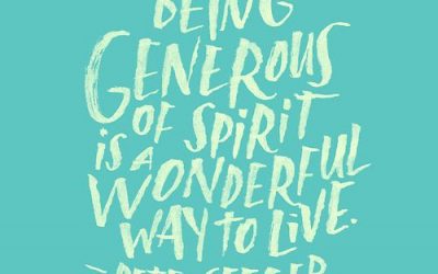 The Generosity of Seeing and Receiving